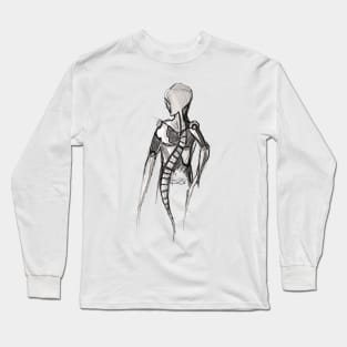 SPINE Abstract Long Sleeve T-Shirt